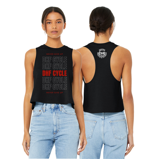 DHF Cycle Ladies Crop Tank