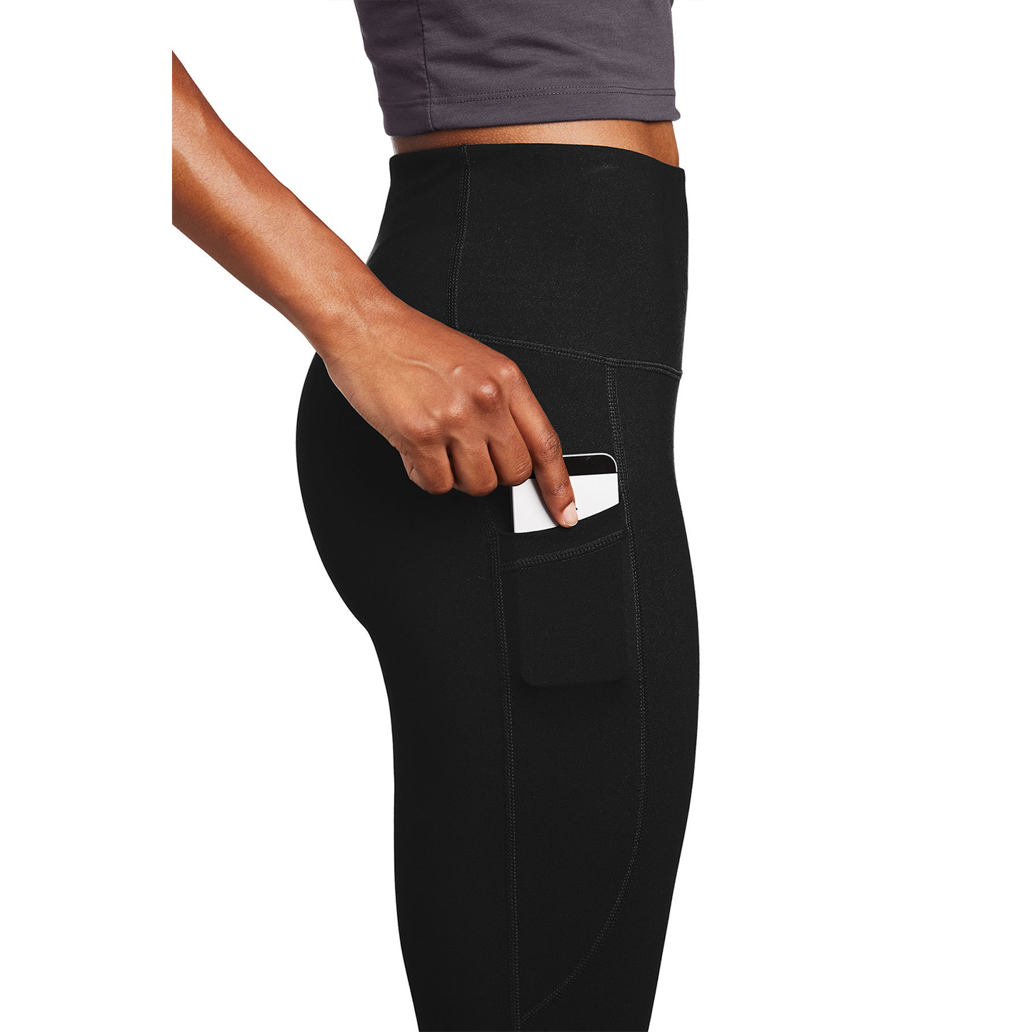 DHF Sport-Tek Ladies High Rise 7/8 Legging